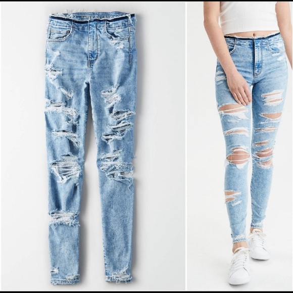 DO NOT BUY! ISO AMERICAN EAGLE JEANS SIZE 12 - Picture 1 of 2